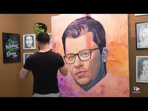Art time lapse @garikkharlamov by  Azimus Deryayev