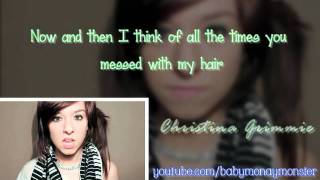 Christina Grimmie - Somebody That I Used To Know [Lyrics &amp; Cover Video]