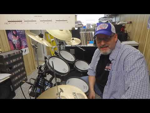 Drum Lesson - A great 32nd note, linear-ish fusion groove. Add this one to your bag of grooves.