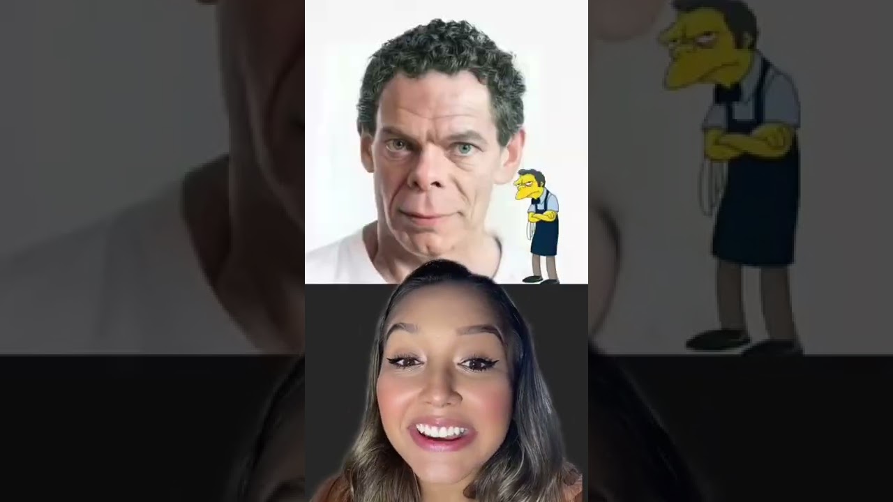 Como seriam os Simpsons na vida real!!! Inacreditável #shorts #curiosidades