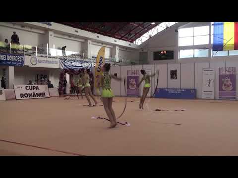 CSS Nr  2 Baia Mare Junior Group 5 Ribbons Cupa Romaniei Rhythmic Gymnastics 15 November 2018