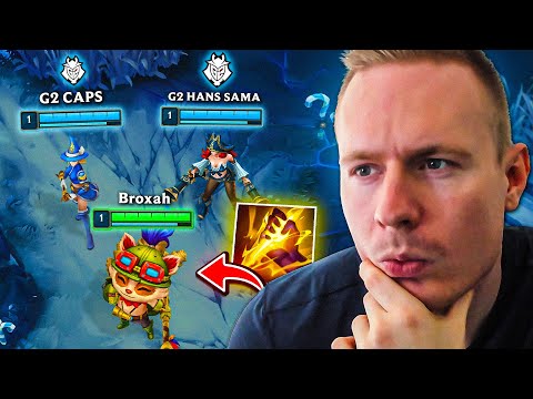 When Teemo Jungle Meets G2 Caps & Hans Sama…