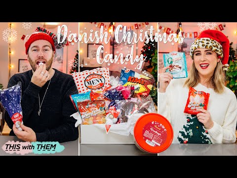 IT'S CHRISTMAS!! British People trying Danish Christmas Candy! - This With Them