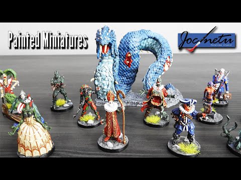 Carnival Zombie painted miniatures