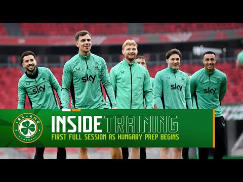The lads get to work in Budapest 💪🇮🇪 | MD-1 in the Puskas Arena | Inside Training