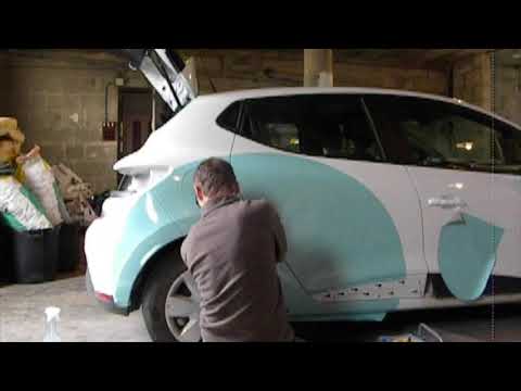 Covering sur une Renault Clio