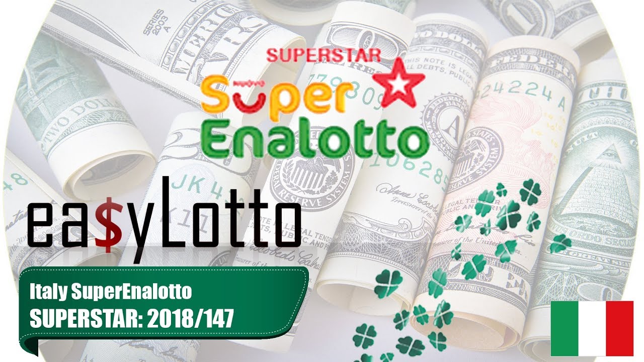 Lotto SUPERSTAR Superenalotto 10 Dec 2018