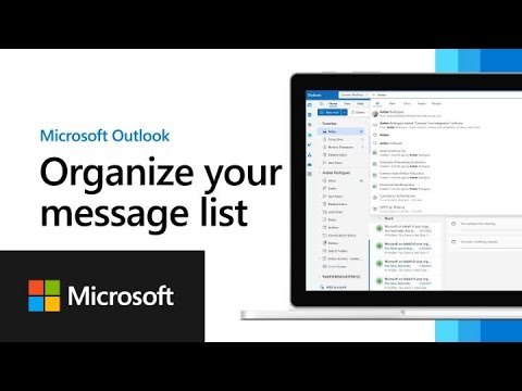 Learning the new Outlook: Sorting and filtering the message list