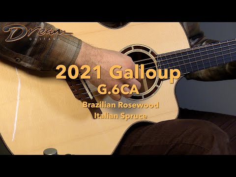 Dream Guitars - 2021 Galloup G.6CA, Brazilian Rosewood/Italian Spruce #guitardemo #guitarcraft