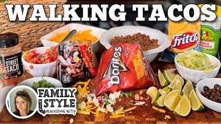 Walking Tacos on the Blackstone Griddle