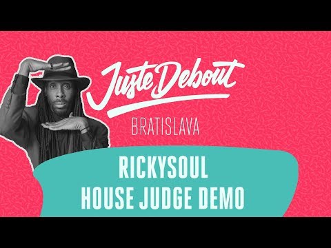 Juste Debout Bratislava 2018 - House Judge Demo - Rickysoul