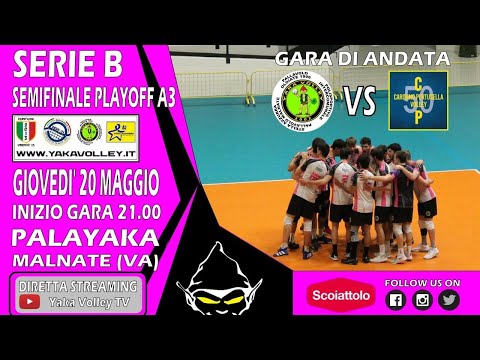 GARA DI ANDATA SEMIFINALE  PLAYOFF  SERIE B PALLAVOLO
