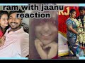 Reaction To Ram With Jaanu Tamil Prank Vigneshwari Keerthi Shrathah Couple Channel