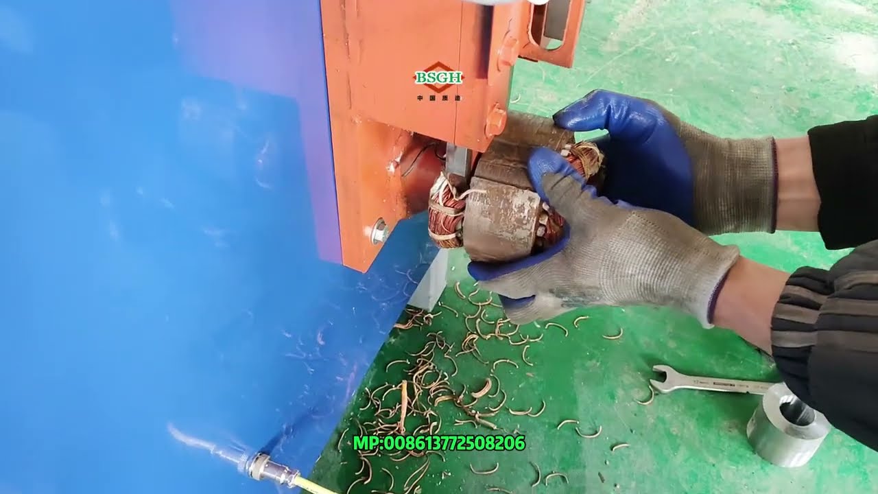 Customized Motor Recycling Machine For German Client | Electric Motor & Car Alternator Recycling
