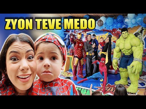 JAQUE SOBRINHO'S SON'S PARTY DAY * Lili cried and Zyon was scared | Kathy Castricini