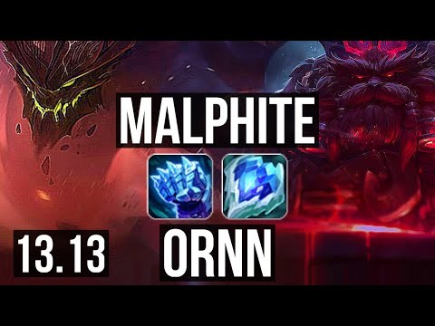 MALPHITE vs ORNN (TOP) | 65% winrate, 1/3/19 | EUW Master | 13.13