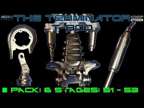 Stavba Big Scale Model Terminator T-800 od Agora Models - Pack: 6, Stages: 51 - 53