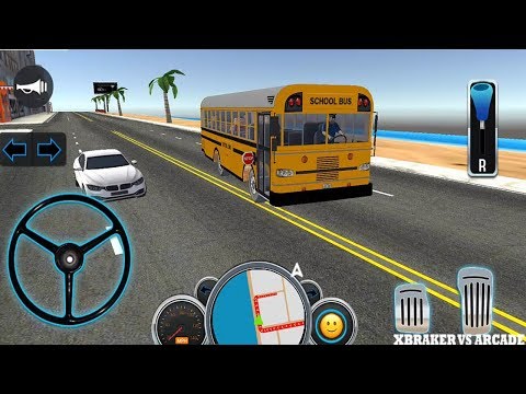 School Bus Driver Simulator | Bus Transporter Game New School Bus Unlocked - Android Game Play HD
