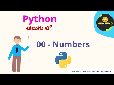 00 Numbers In Python Python In Telugu Python Tutorial For Beginners