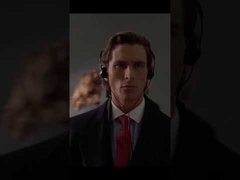 Patrick Bateman In Headphones Sigma Male American Psycho Meme Straight w/ Mareux - The Perfect Girl