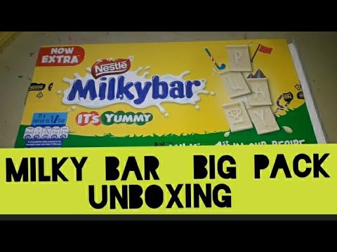 milkybar big pack unboxing || vlog 26