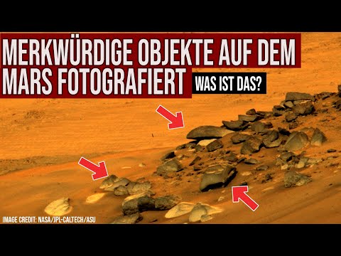 Strange objects photographed on Mars - What are they?