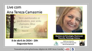 "BEM-AVENTURADOS OS PACIFICADORES, ..." - com Ana Tereza Camasmie - 8.04.2024