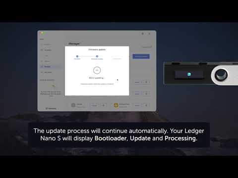 Ledger Nano S — Update to firmware version 1.6.0 Video