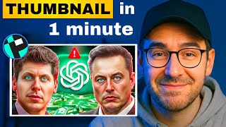 How to make YouTube thumbnail with AI 2026