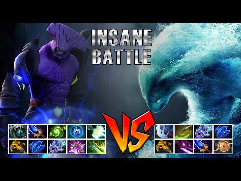 Insane battle Faceless void full items vs morphling full items - Godadico Dota