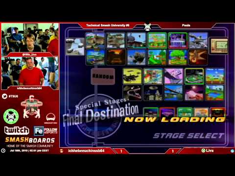 TSU6 - ichhebeeuchinssbn64 (Cpt.Falcon) Vs. GGs | Liva (Peach) - Pools