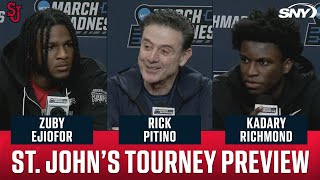 Rick Pitino reflects on coaching career, goals for St. John's in NCAA Tournament