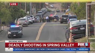 Suspect Sought After Deadly Spring Valley Shooting
