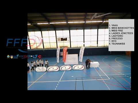 ULTIMATE- Championnat N1 Féminin indoor 2022-2023 (Dimanche)