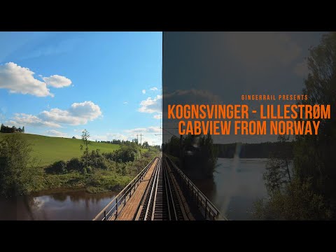 4K CABVIEW: Return trip from Kongsvinger (VY L14)