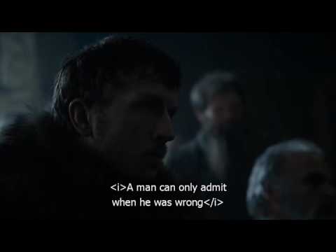 Lyanna Mormont Speech s06e10 - The North Remembers