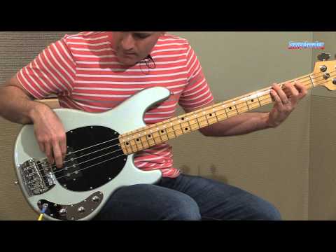 Music Man StingRay 4 Classic Electric Bass Guitar Demo - Sweetwater Sound