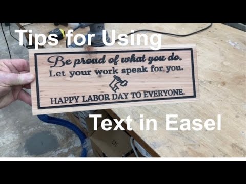 Simple Sign by Learning Basic Text in Easel Plus MORE!