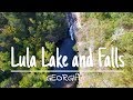Lula Lake and Falls Hiking Trail On Lookout Mountain Georgia Drone Footage