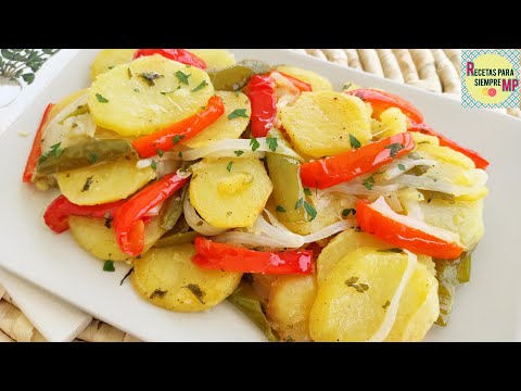 ⏩ Receta de PAPAS a lo POBRE, Deliciosa GUARNICIÓN, Fácil y Económica