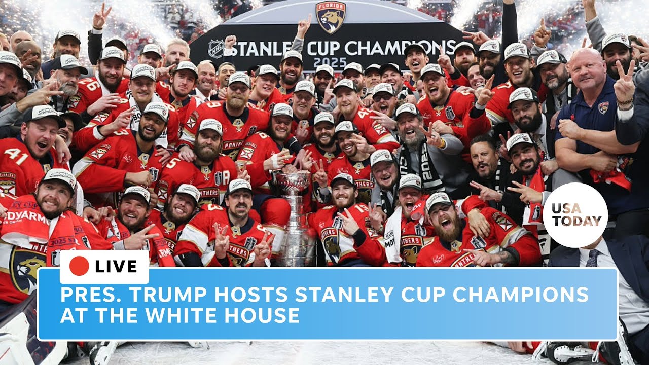 Stanley Cup champions Florida Panthers visit the White House