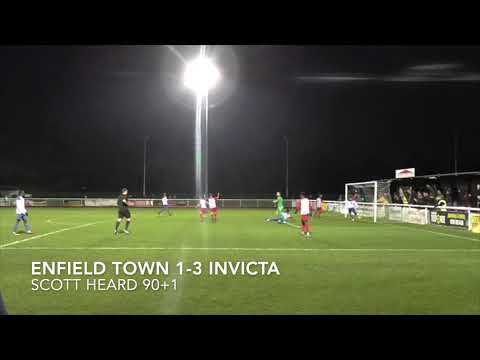 Just the Goals | Enfield Town 1-3 Folkestone Invicta | Isthmian Premier Division