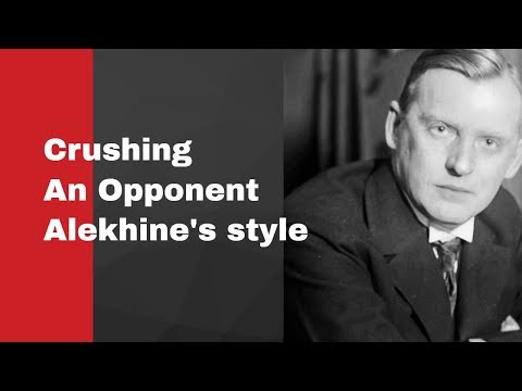 Crushing an opponent Alekhine's style | Alekhine vs Gruenfeld: Semmering 1926 | An epic pawn storm