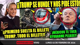 TRUMP ¡DESESPERADO PIDE A MÉXICO ESTOS MINERALES! CLAUDIA SHEINBAUM ¡LLEGÓ LA ETAPA DE LOS TRENES!