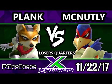 S@X 229 Melee - McNutly (Falco) Vs. Plank (Fox, Marth) - SSBM Losers Quarters