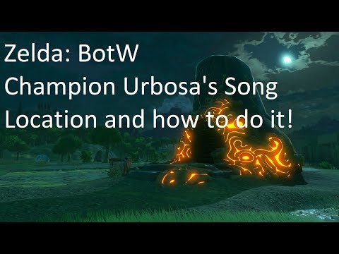 Zelda: BotW Champion Urbosa's Song Locations and what to do.