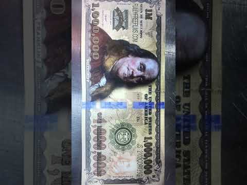 1 ONE MILLION USA DOLLARS BILL