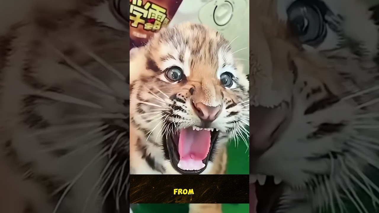 The Unbreakable Bond Between a Tiger Cub & Bear #mustwatch #viralvideo #explore #shortsfeed #ytviral