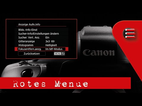 Das Canon EOS Menü Teil I - rotes Menü anhand der EOS R6