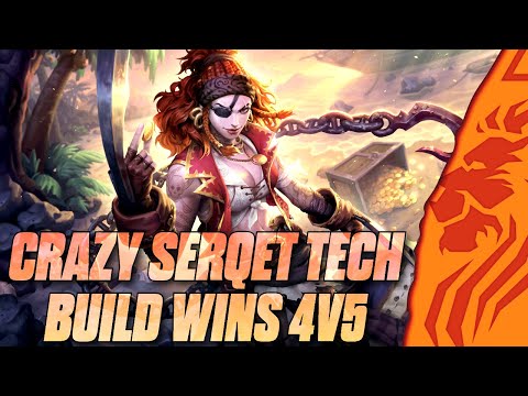 CRAZY SERQET TECH BUILD WINS 4V5!